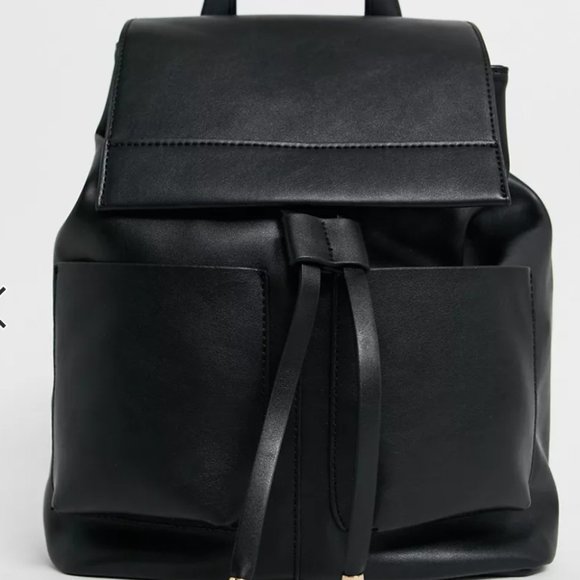 ASOS DESIGN slouchy backpack with oversized pocket - Picture 2 of 8